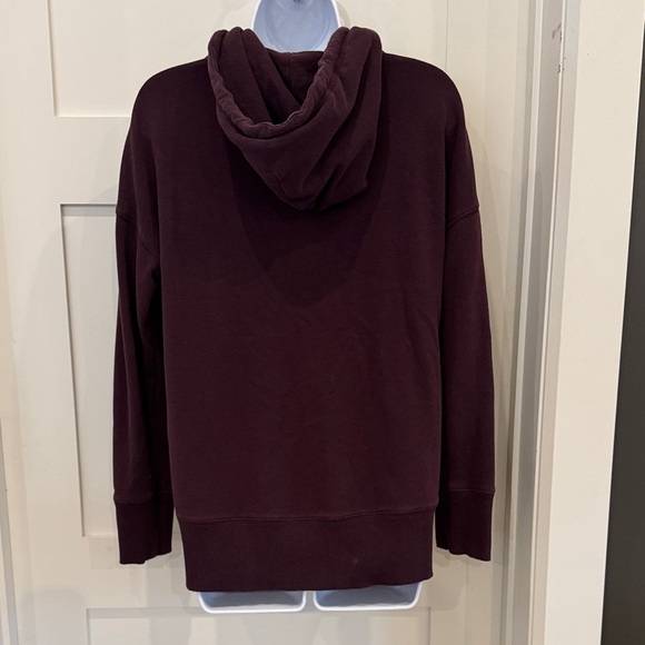 aerie Full-Zip Hoodie in Plum - Picture 5 of 10